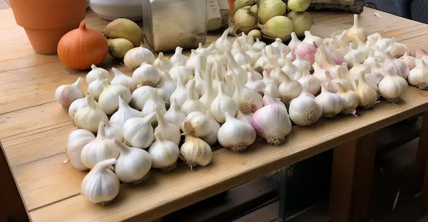 Techy Guru garlic prepered for planting
