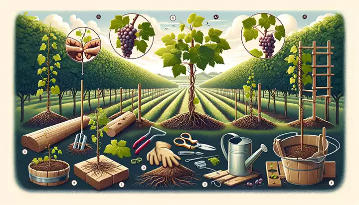 A Detailed Guide to Growing Grapevines from Pruned Cuttings