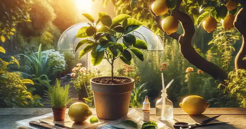 How to Grow Lemon Trees from Lemon Leaves