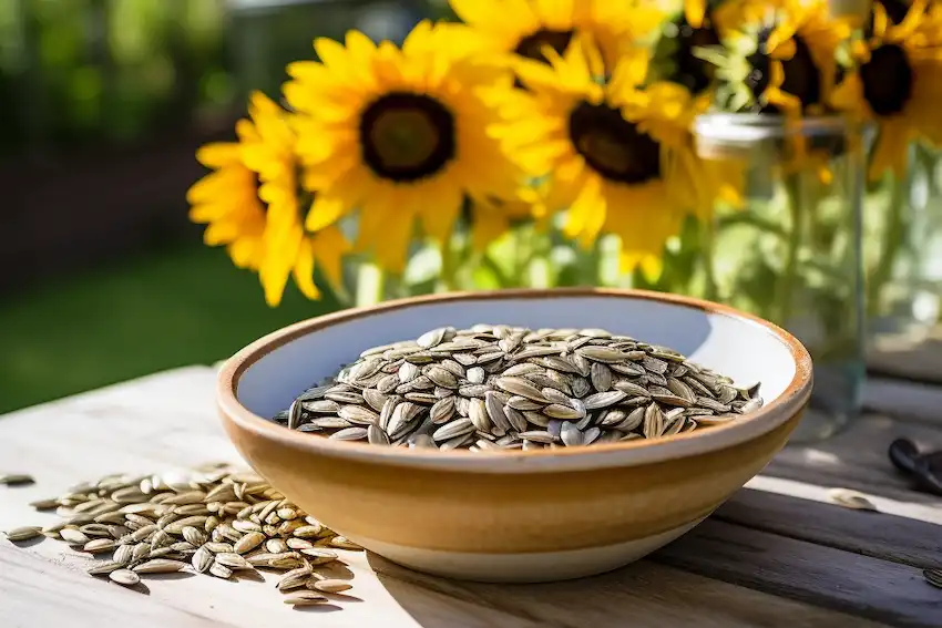 Techy Guru a bowl with sunflower seeds