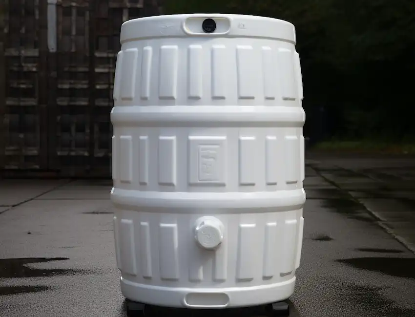 Techy Guru a large white plastic barrel