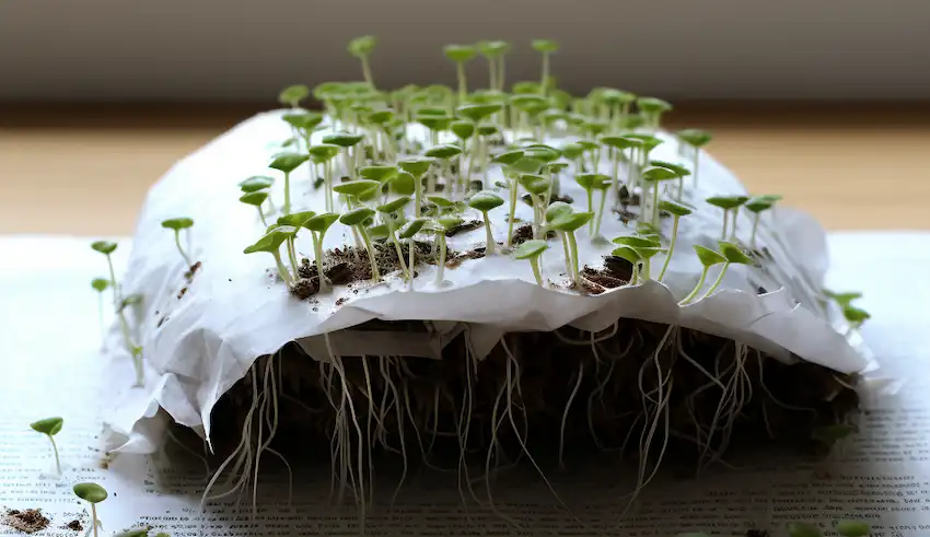 Techy Guru a paper with sprouts