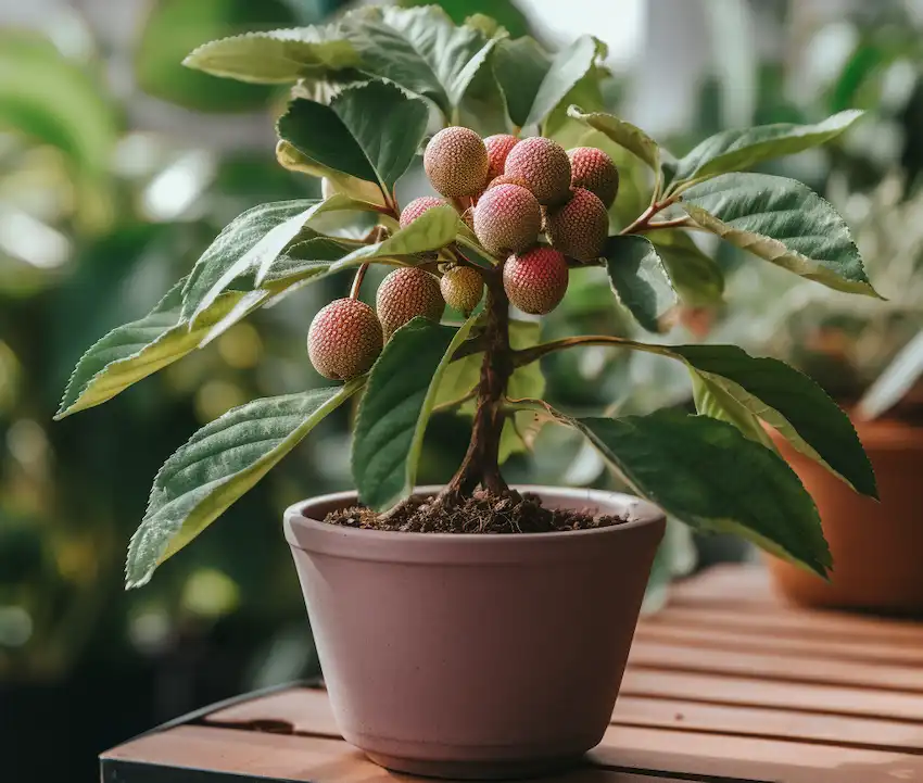 Techy Guru a small lychee plant