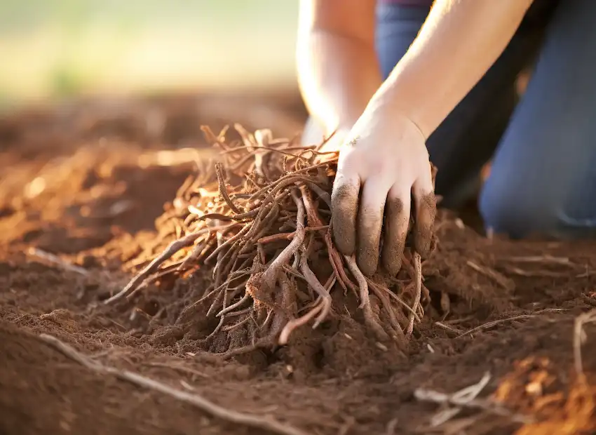 Techy Guru a thick layer of mulch