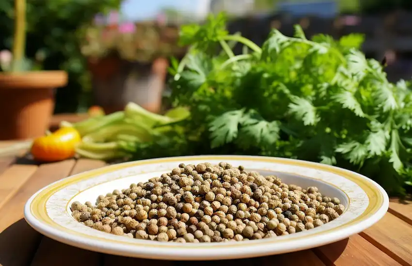 Techy Guru coriander seeds 1