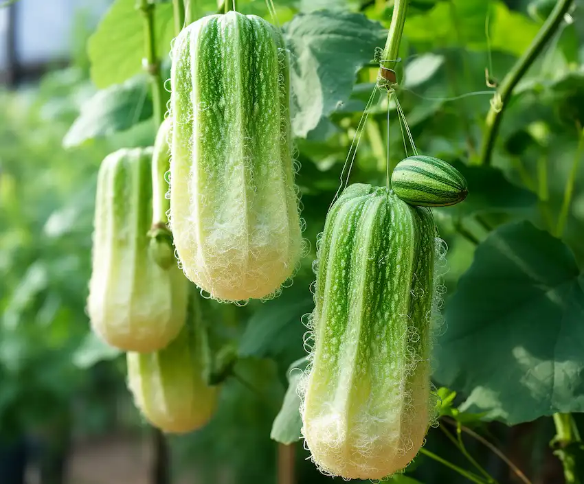 Techy Guru grow luffa in home garden