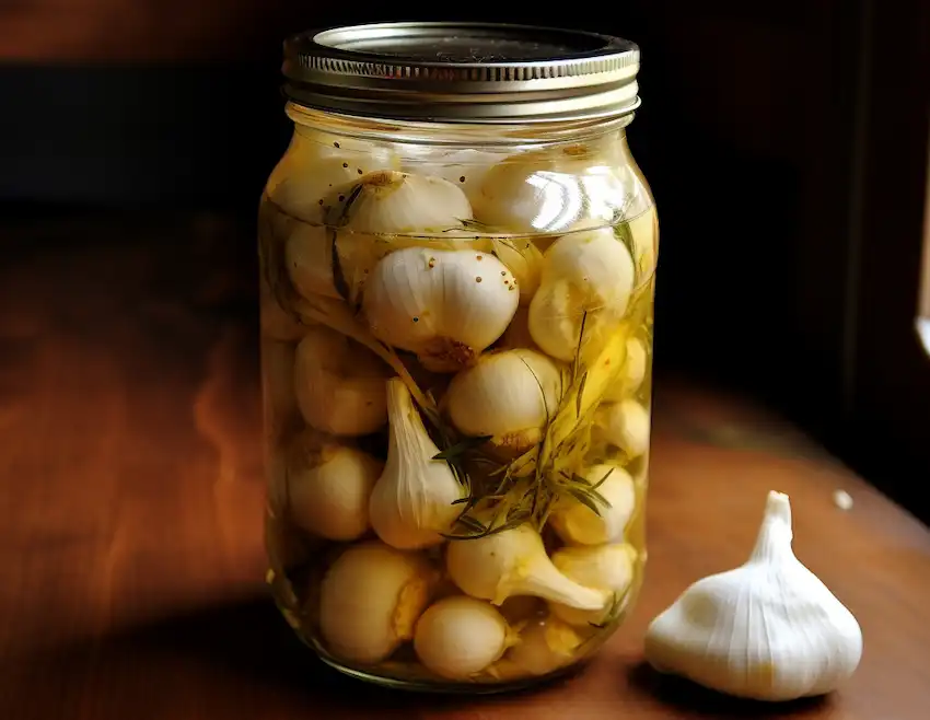 Techy Guru pickled garlic