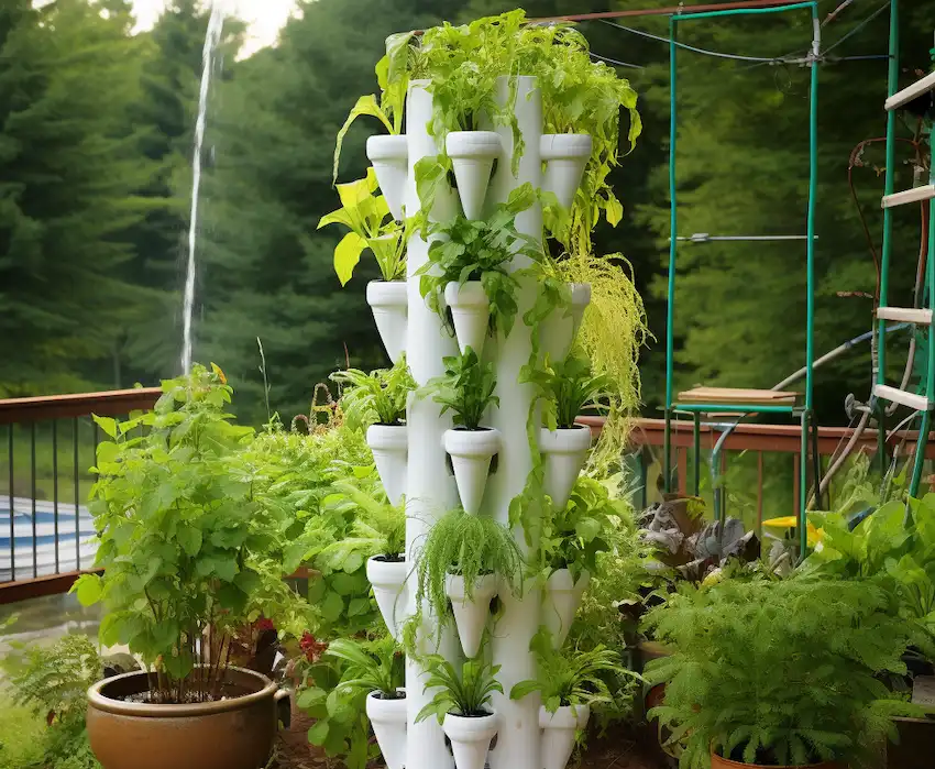 Techy Guru pvc garden tower