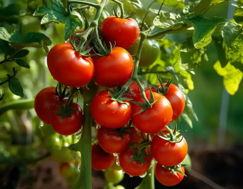 Techy Guru tomatoes in home garden