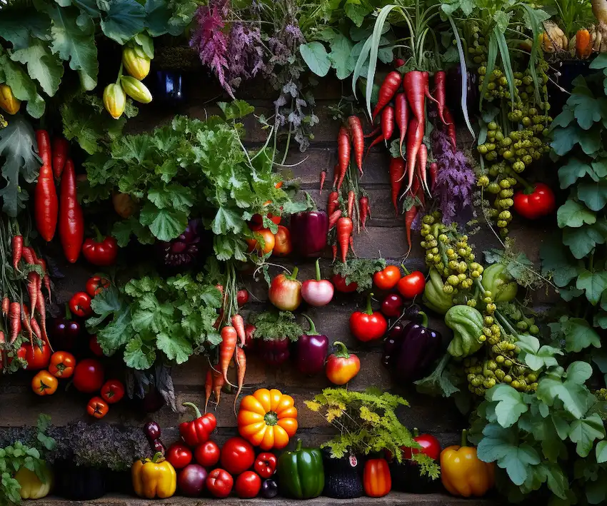 Techy Guru a wall of vegetables 1