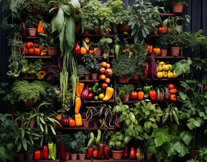 Techy Guru a wall of vegetables 2