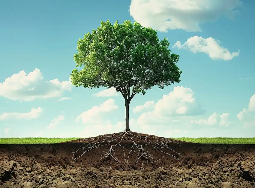 correct tree planting