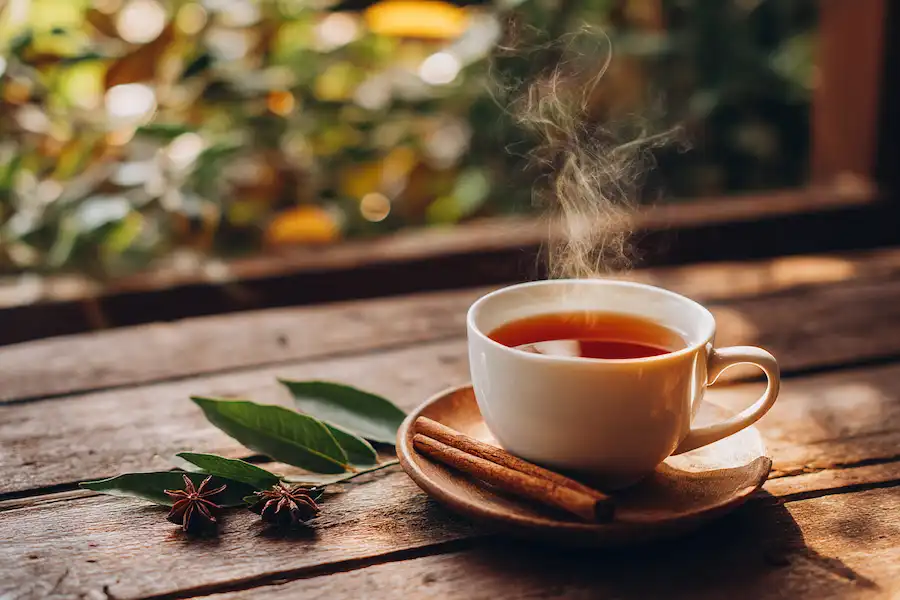 guava cinnamon tea cup natural remedy
